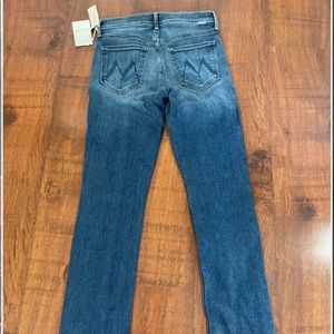 Anthropology MOTHER The Dazzler Mid-Rise Straight Jeans